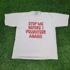 Vintage Funny Dad Joke Shirt Large 22x27 USA